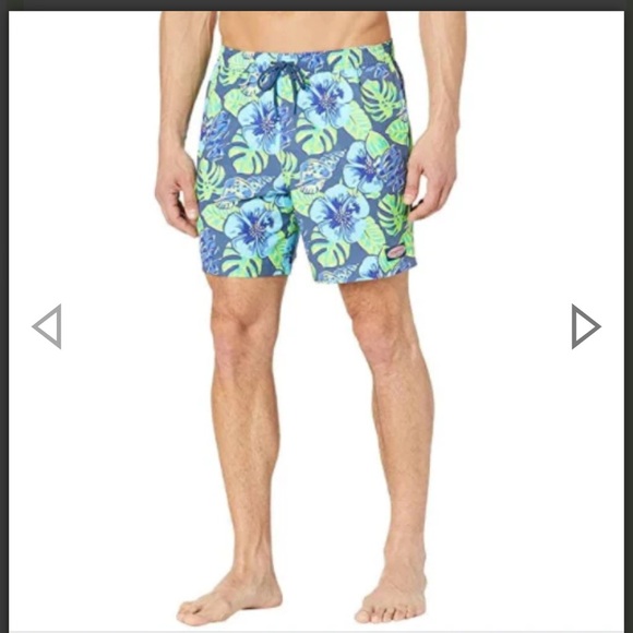 Vineyard Vines Chappy Swim Trunk Moonshine - Picture 1 of 9